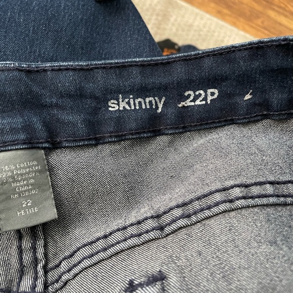 Avenue denim skinny 22P jeans petite - Picture 5 of 8